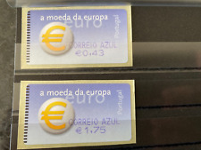 PORTUGAL Etiquetas ATM nº 23Ba de 2002 CA Simbolo do Euro SMD comprar usado  Enviando para Brazil