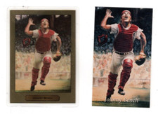 Johnny Bench Reds Rawlings Series #4 Gold PM Card #0827 Mitsubishi 1993 comprar usado  Enviando para Brazil