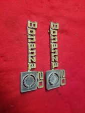 1975-1980 CHEVY TRUCK BONANZA 20 EMBLEMA EMBLEMA EMBLEMA FENDER C/K 20 3/4 TON ORIGINAL DO FABRICANTE, usado comprar usado  Enviando para Brazil
