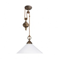 Lampadario sospensione ottone usato  Guardiagrele