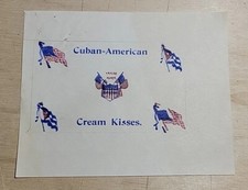Original Antigüedad Caramelo Envoltura Estampado Muestra, Cuban-American comprar usado  Enviando para Brazil