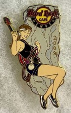 HARD ROCK CAFÉ DENVER SEXY ROCK ESCALBER GIRL RAPELLING COM ALFINETE DE GUITARRA # 48793, usado comprar usado  Enviando para Brazil