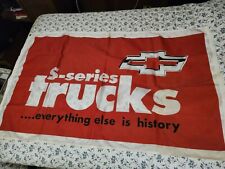 Placa bandeira grande rara década de 1990 Chevrolet S-10 caminhão 3' x 5' comprar usado  Enviando para Brazil