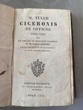 Cicerone tullio officis.item usato  Villarbasse