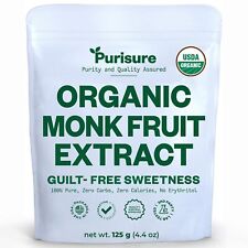 Extrato orgânico de frutas monge Purisure 125g para dietas baixas em carboidratos e ceto 400 porções comprar usado  Enviando para Brazil