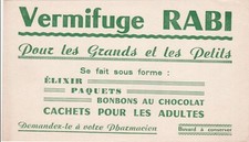 Ancien buvard vermifuge d'occasion  Reims