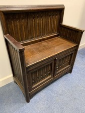 English antique settle for sale  HARWICH