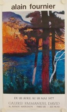 Affiche alain fournier d'occasion Affiche alain fournier d'occasion  La Courtine