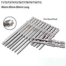T1 -T15 Torx Bits Schraubendreher Bit Set Extra Lang Magnetisch S2 Stahl Bitsatz comprar usado  Enviando para Brazil