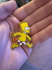 Bart simpson pin for sale  WARE