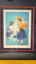 Lithographie originale signée d'occasion  Valras-Plage