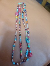 Colourful long glass for sale  PETERBOROUGH