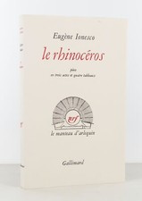 Ionesco rhinocéros. actes d'occasion  France
