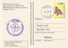 Kosovo kfor carte d'occasion  Guidel