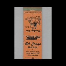Matchbook cover bel for sale  Raymond