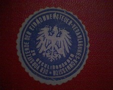 Siegelmarke vorsitz eink gebraucht kaufen  Deutschland