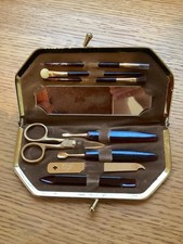 Vintage travel manicure for sale  BURNTWOOD