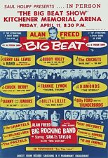 RR05 Vintage Buddy Holly Jerry Lee Lewis Rock & Roll Pôster Concerto A3/A4 comprar usado  Enviando para Brazil