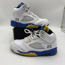 Tamanho 8 - Air Jordan 5 retrô 2013 Laney 136027-189 usado na caixa comprar usado  Enviando para Brazil