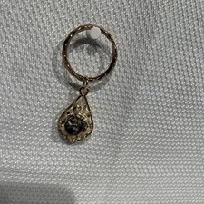 Pingente ou pingente estilo vintage dourado com pedra preta opala comprar usado  Enviando para Brazil