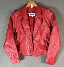 Jaqueta de couro vermelha vintage anos 80 CHIA feminina tamanho M cropped motociclista motocicleta comprar usado Jaqueta de couro vermelha vintage anos 80 CHIA feminina tamanho M cropped motociclista motocicleta comprar usado  Enviando para Brazil