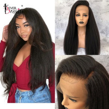 Perucas de cabelo humano Kinky reta renda completa 360 peruca frontal de renda HD peruca de renda frontal comprar usado  Enviando para Brazil