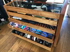 Walnut handmade display for sale  Shipping to Ireland