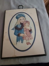 Quadro de madeira vintage boneca Jill And The Bru #1 comprar usado  Enviando para Brazil
