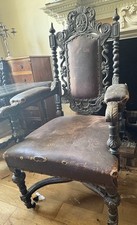 Throne chair antique for sale  ORPINGTON