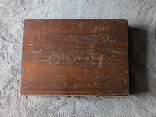 Dark wooden box for sale  SHREWSBURY