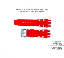 Autêntico Invicta Subaqua 1395 Silicone Vermelha & Aço Inoxidável 31MM Pulseira De Relógio comprar usado  Enviando para Brazil