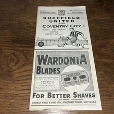Sheffield united coventry for sale  WATFORD