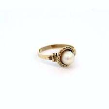 Damenring goldring perle gebraucht kaufen  München