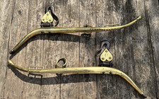 Antique pair brass for sale  SOLIHULL
