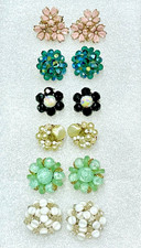 Vintage clip earrings for sale  Sugar Land