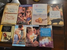 Lot of 8 Hardcover Paperback Books by Nicholas Sparks Audio Book comprar usado  Enviando para Brazil