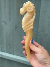 Orange calcite seahorse for sale  BASINGSTOKE