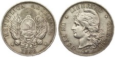 Argentina - 1 peso 1882 - Prata comprar usado Argentina - 1 peso 1882 - Prata comprar usado  Enviando para Brazil