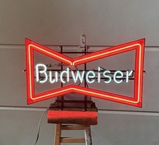 Budweiser bowtie neon for sale  Goshen