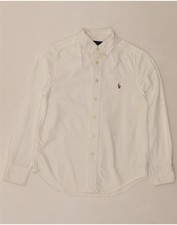 Camisa masculina RALPH LAUREN 9-10 anos algodão branco BK04 comprar usado  Enviando para Brazil