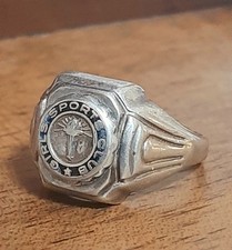 Anello argento college usato  Aprilia