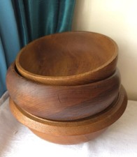 Vintage wooden bowls for sale  BEXHILL-ON-SEA
