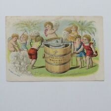 American Machine Co. Phila. Máquina de sorvete infantil cartão comercial vitoriano PA comprar usado  Enviando para Brazil