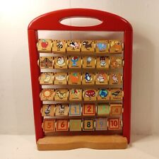 Wooden abacus alphabet for sale  LIVERPOOL