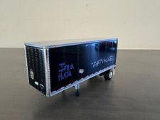 Usado, Trailer filhote van seco Wabash preto personalizado 1/64 DCP/First Gear 28’ - Grafite adicionado comprar usado  Enviando para Brazil