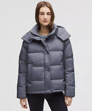 Usado, Jaqueta Lululemon Feminina Wunder Puff 600 Preenchimento Cinza Tamanho 4 comprar usado  Enviando para Brazil