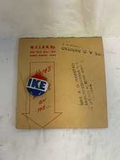 Vintage ike pin for sale  Cedar Rapids
