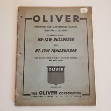 Oliver operating maintenance for sale  Valparaiso