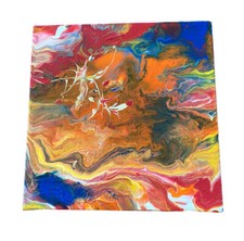 Modern abstract acrylic for sale  Saint Anne