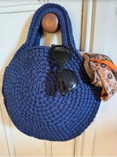 Round crochet tote for sale  NOTTINGHAM